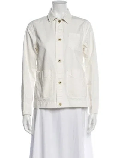 Pre-owned Alex Mill Jacket In White