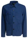 Alex Mill Garment Dyed Work Jacket In Recycled Denim In Blue