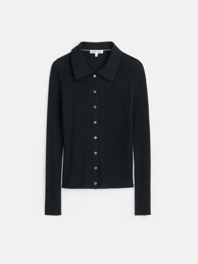 Alex Mill Jackie Polo In Black