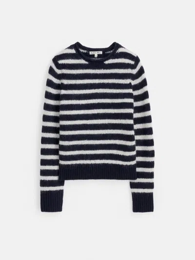 Alex Mill Jaime Striped Sweater In Navy/ivory