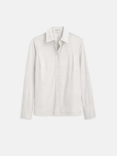 Alex Mill Jamie Shirt In Cotton Jersey In White