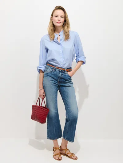 Alex Mill Jane Mid Rise Bootcut Jean In Blue