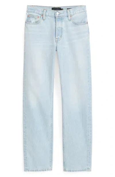 Alex Mill Jane Mid Rise Straight Leg Jeans In Blue