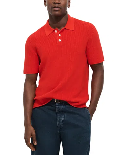 Alex Mill Jayce Polo Sweater In Red