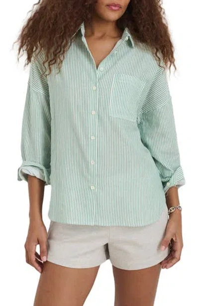 Alex Mill Jo Double Gauze Shirt In Green