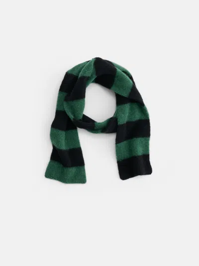 Alex Mill Jo Gordon Small Brushed Stripe Scarf In Purple