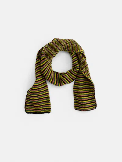 Alex Mill Jo Gordon Small Colorblock Scarf In Green