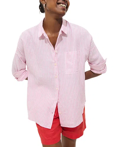 Alex Mill Jo Linen Shirt In Pink