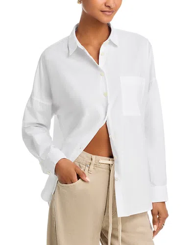 Alex Mill Jo Poplin Shirt In White