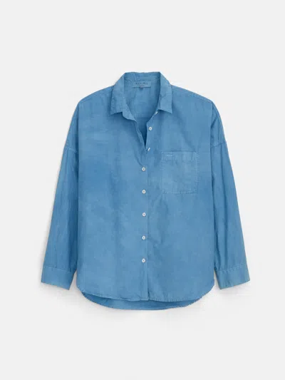 Alex Mill Jo Shirt In Botanical Dye In Blue