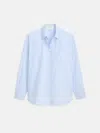 Alex Mill Jo Shirt In Cotton Poplin In Blue