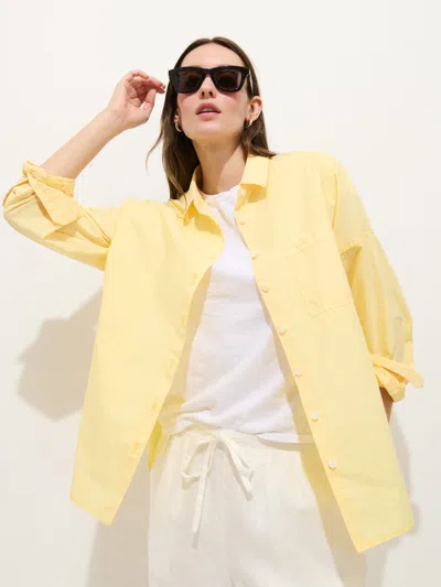 Alex Mill Jo Shirt In Cotton Poplin In Butter
