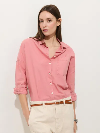 Alex Mill Jo Shirt In Cotton Poplin In Pink