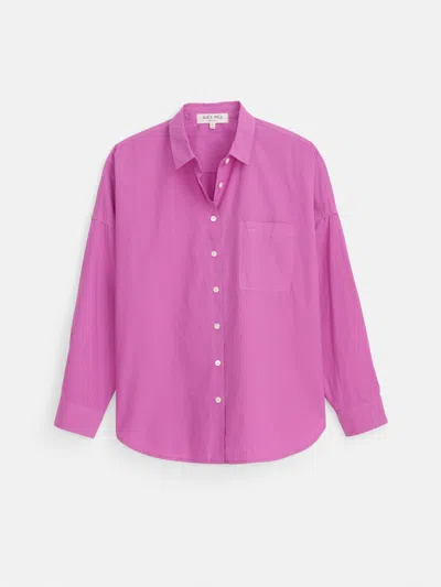 Alex Mill Jo Shirt In Cotton Poplin In Rosebud