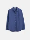 Alex Mill Jo Shirt In Cotton Poplin In Sea Ranch Blue