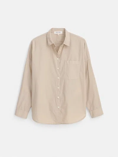 Alex Mill Jo Shirt In Cotton Poplin In Summer Linen