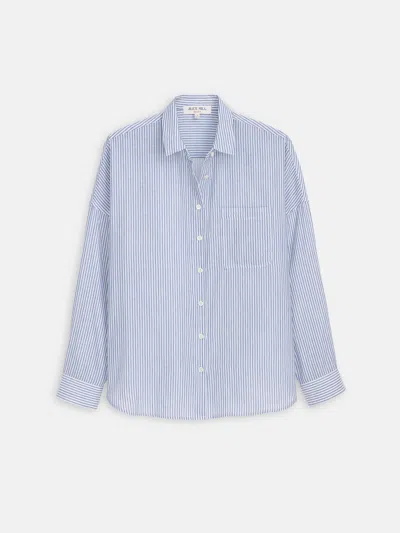 Alex Mill Jo Shirt In Double Gauze In Blue
