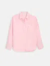 Alex Mill Jo Shirt In Linen In Pink