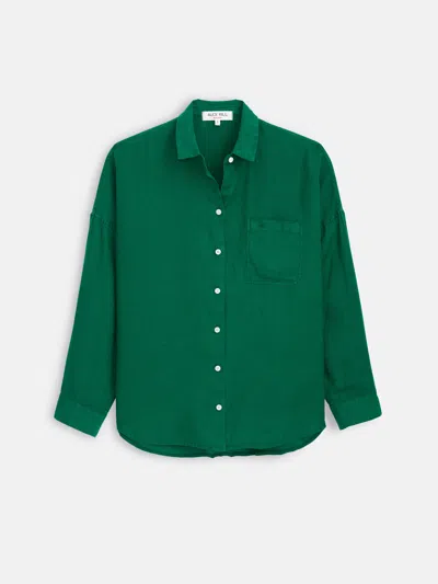 Alex Mill Jo Shirt In Linen In Green