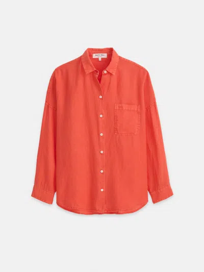 Alex Mill Jo Shirt In Linen In Ginger