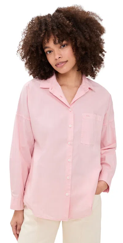 Alex Mill Jo Shirt In Paper Poplin Mary's Rose In Pink