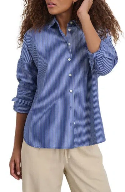 Alex Mill Jo Stripe Button-up Shirt In Multi