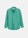 Alex Mill Jo Striped Shirt In Cotton Poplin In Green