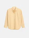 Alex Mill Jo Striped Shirt In Cotton Poplin In Yellow