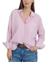 Alex Mill Jo Shirt In Stripe In Lavender/white