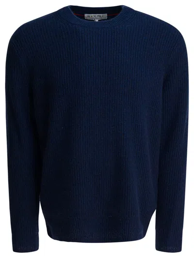 Alex Mill Jordan Sweater In Washed Cashmere In Heather Navy