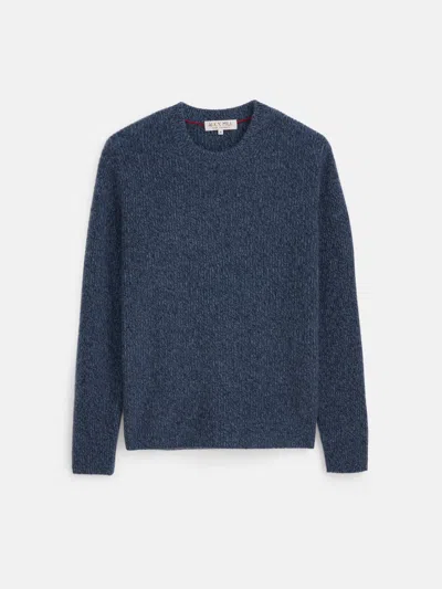 Alex Mill Jordan Cashmere Sweater In  Marled Cashmere In Marled Baltic