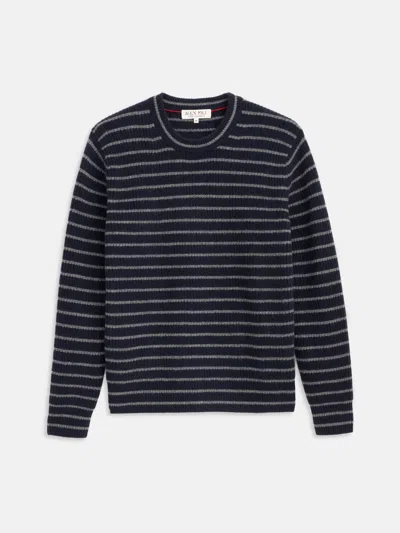 Alex Mill Jordan Sweater In Striped Cashmere In Black