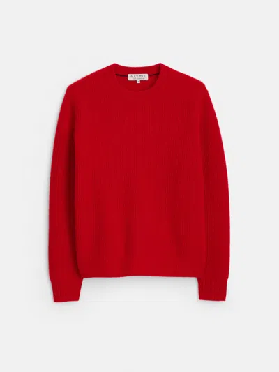 Alex Mill Jordan Sweater In Cashmere In Bright Red