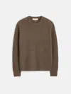 Alex Mill Jordan Sweater In Washed Cashmere In Heather Walnut