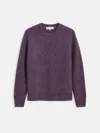 Alex Mill Jordan Sweater In Washed Cashmere In Purple