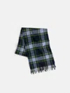 Alex Mill Joshua Ellis Plaid Scarf In Cashmere In Navy/green/yellow