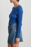 ALEX MILL JOSIE RIB COTTON & CASHMERE SWEATER