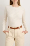 ALEX MILL JOSIE RIB COTTON & CASHMERE SWEATER