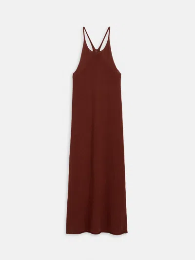 Alex Mill Josie Tank Dress In Linen Cotton In Red