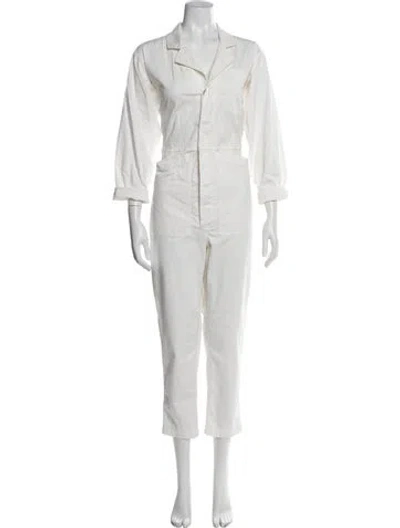 Pre-owned Alex Mill Jumpsuit In White