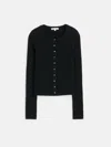 Alex Mill Kb Ribbed Cardigan In Black