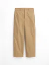 Alex Mill Kelly Wide Leg Chino In Vintage Khaki