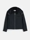 Alex Mill Kenzie Zip Jacket In Black