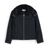 Alex Mill Kenzie Zip Jacket In Black