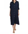 Alex Mill Kerry Shirtdress In Dark Navy In Black