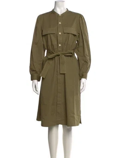 Pre-owned Alex Mill Knee-length Dress In Green