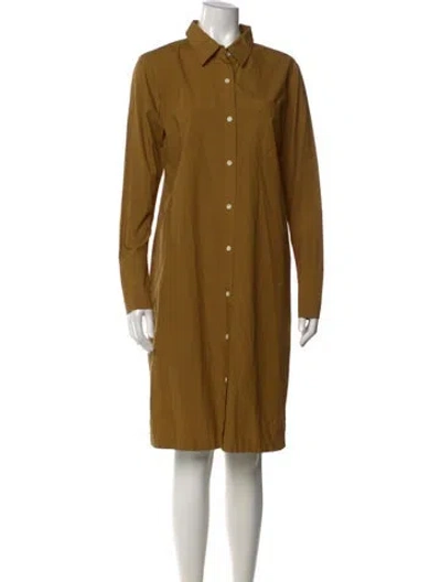 Pre-owned Alex Mill Knee-length Dress In Orange