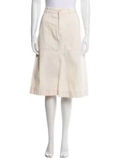 Pre-owned Alex Mill Knee-length Skirt In Neutral