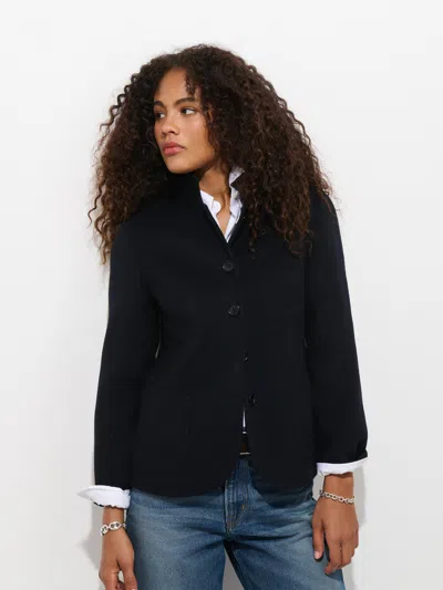 Alex Mill Lafayette Jacket In Double-faced Wool In Navy