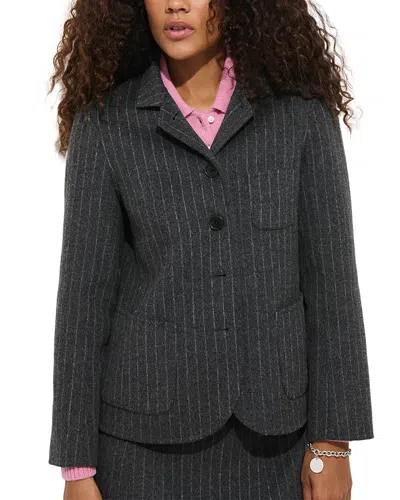 Alex Mill Lafayette Wool Blend Jacket In Gray
